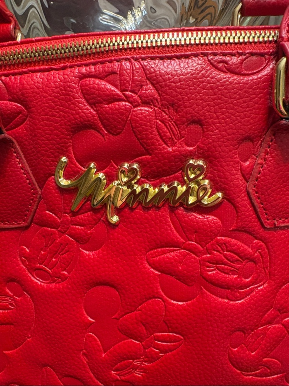 🐭Loungefly x  Disney Minnie Mouse Embossed Satchel - Picture 3 of 12